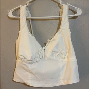 Wild Fable Ivory Textured Blouse